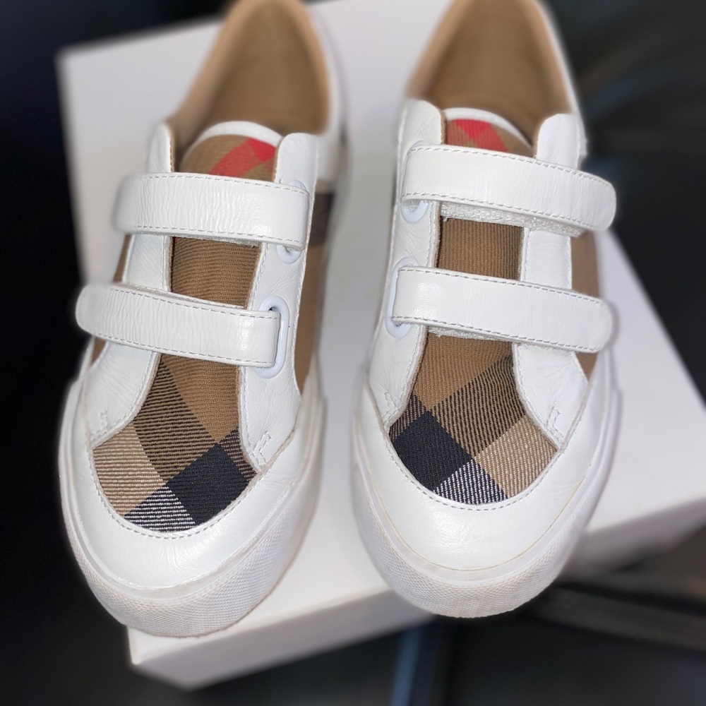 Kids Burberry shoes and Burberry polo shirt